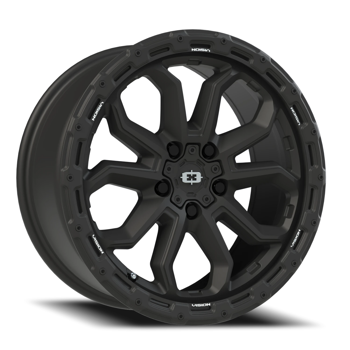 Vision Wheel 405 Satin Black 17x8 +30 5x120mm 76.1mm - Wheelwiz