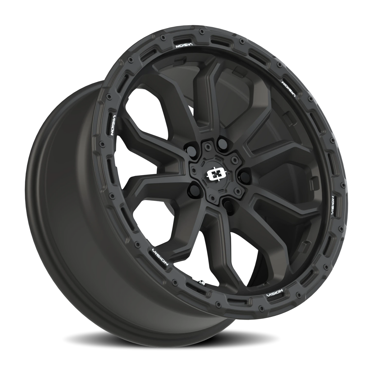 Vision Wheel 405 Satin Black 17x8 +30 5x120mm 76.1mm - Wheelwiz