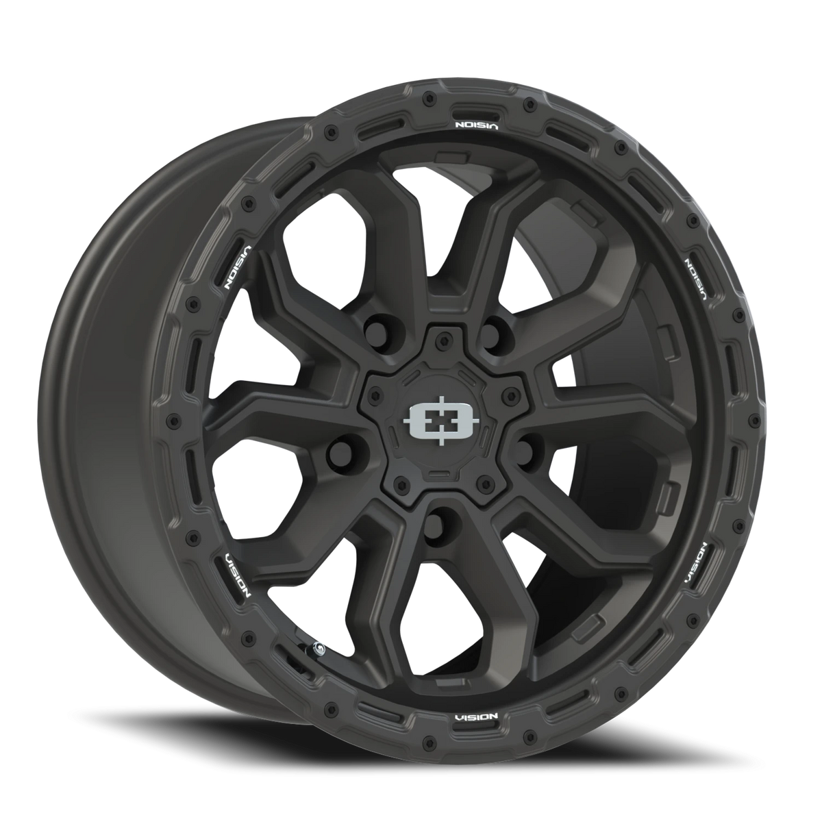 Vision Wheel 405 Satin Black 17x9 +12 5x127mm 78.1mm - Wheelwiz