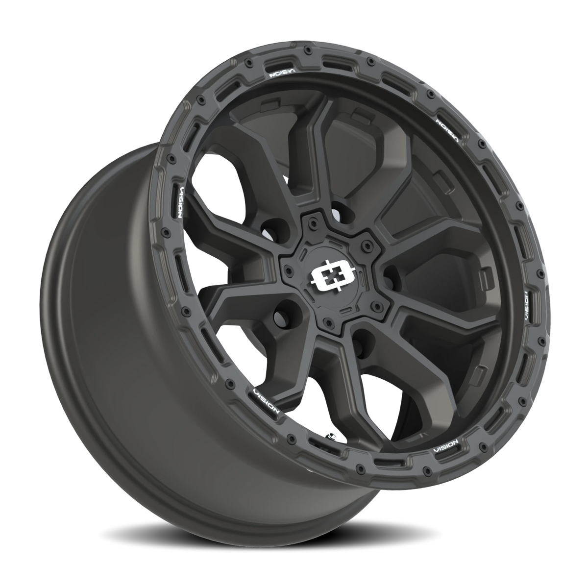 Vision Wheel 405 Satin Black 17x9 -12 5x139.7mm 108mm - Wheelwiz