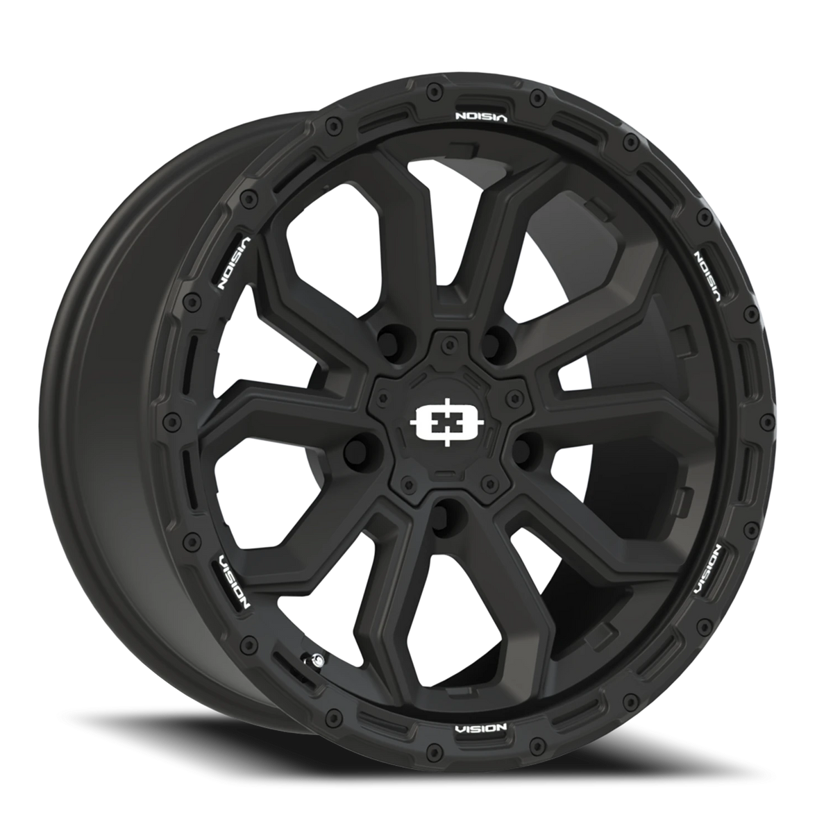 Vision Wheel 405 Satin Black 18x9 -12 5x127mm 78.1mm - Wheelwiz