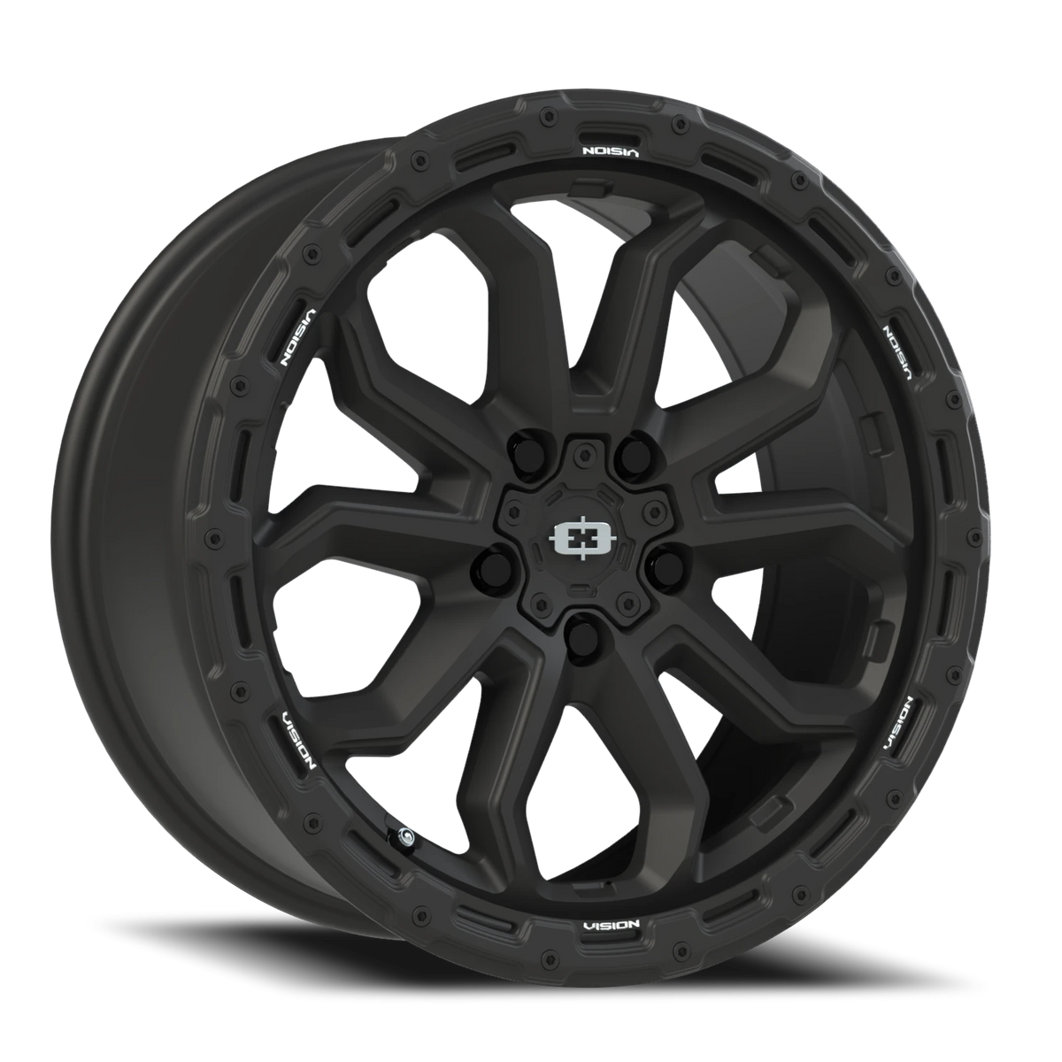Vision Wheel 405 Satin Black 17x8 +30 5x110mm 73.1mm - Wheelwiz