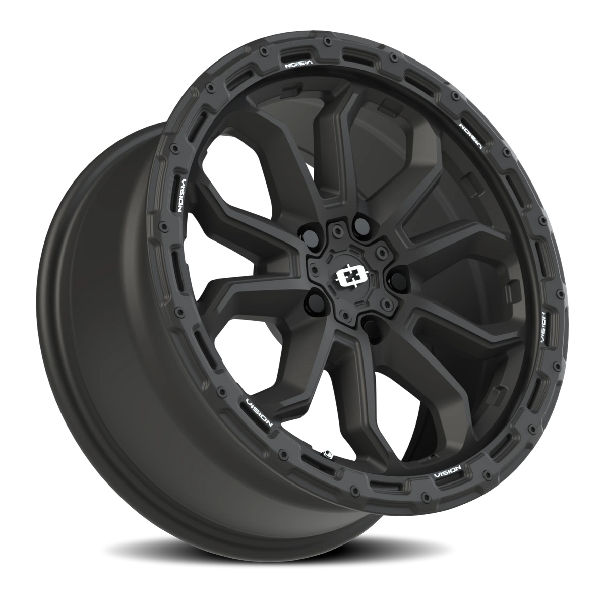 Vision Wheel 405 Satin Black 17x8 +30 5x110mm 73.1mm - Wheelwiz