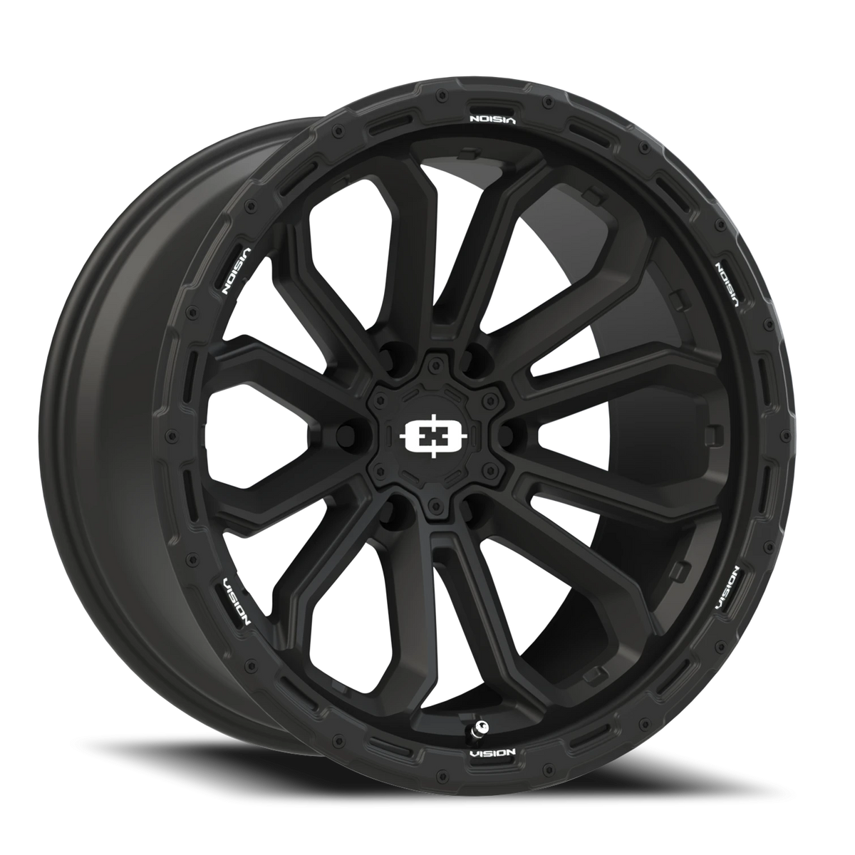 Vision Wheel 405 Satin Black 20x10 -25 6x139.7mm 106.2mm - Wheelwiz