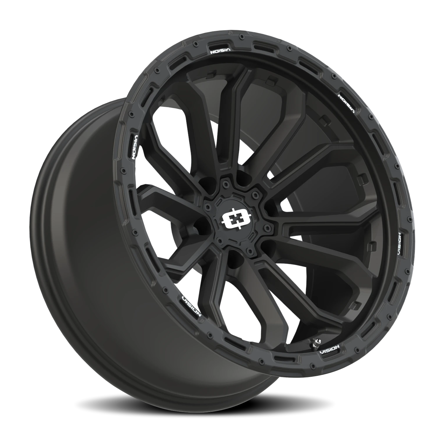 Vision Wheel 405 Satin Black 20x10 -25 6x139.7mm 106.2mm - Wheelwiz