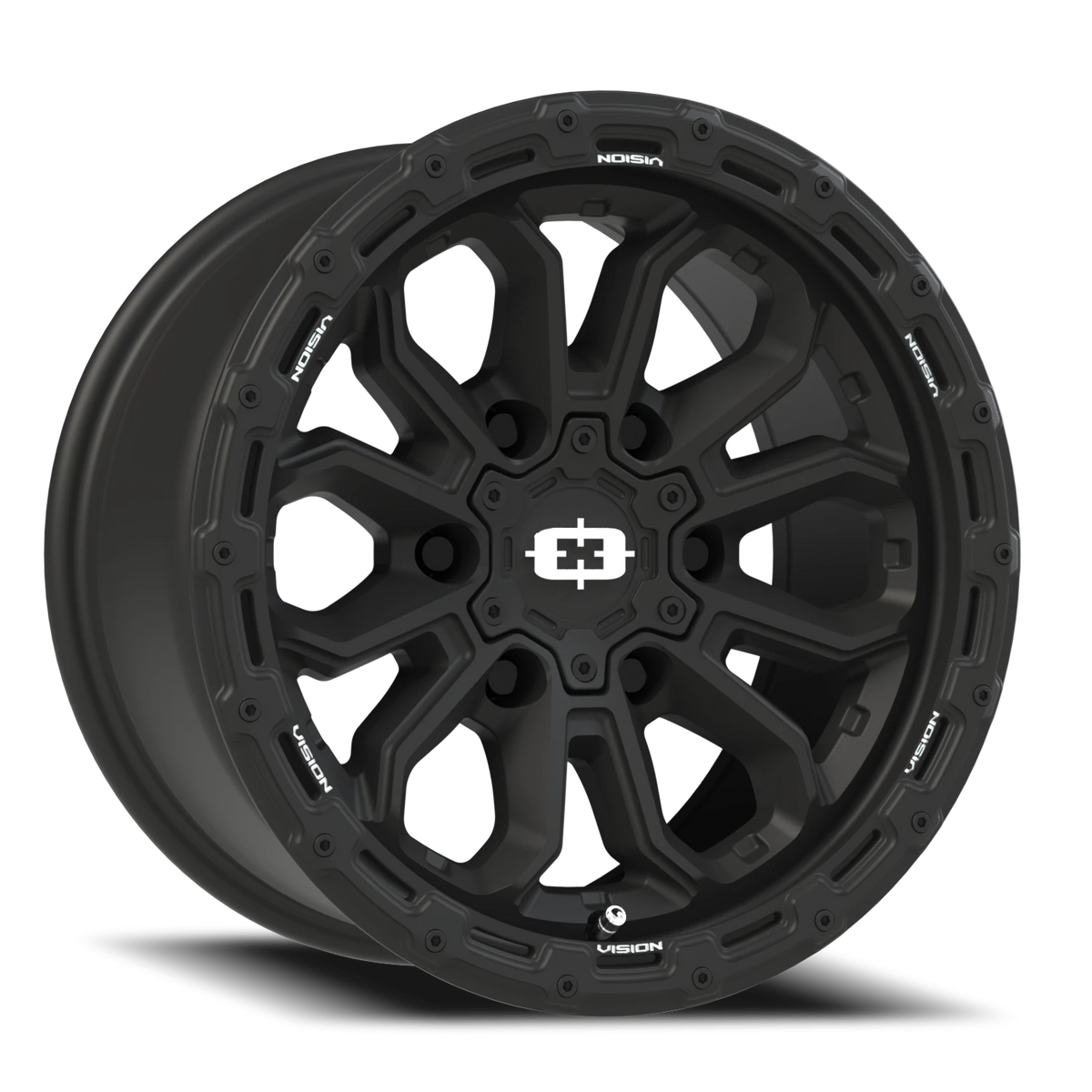 Vision Wheel 405 Satin Black 16x8 0 6x139.7mm 110mm - Wheelwiz