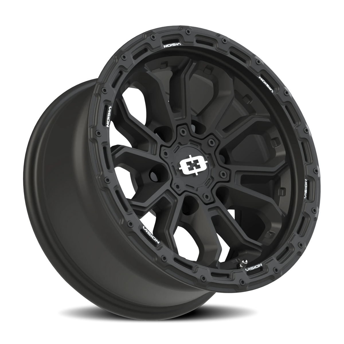 Vision Wheel 405 Satin Black 16x8 0 6x139.7mm 110mm - Wheelwiz