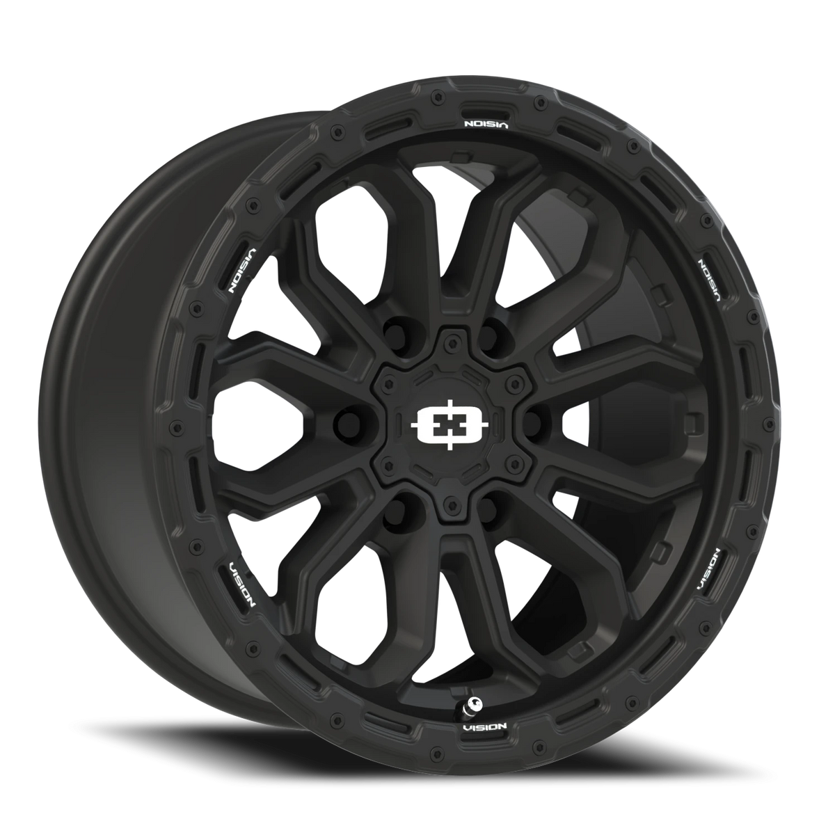 Vision Wheel 405 Satin Black 17x9 -12 6x139.7mm 106.2mm - Wheelwiz