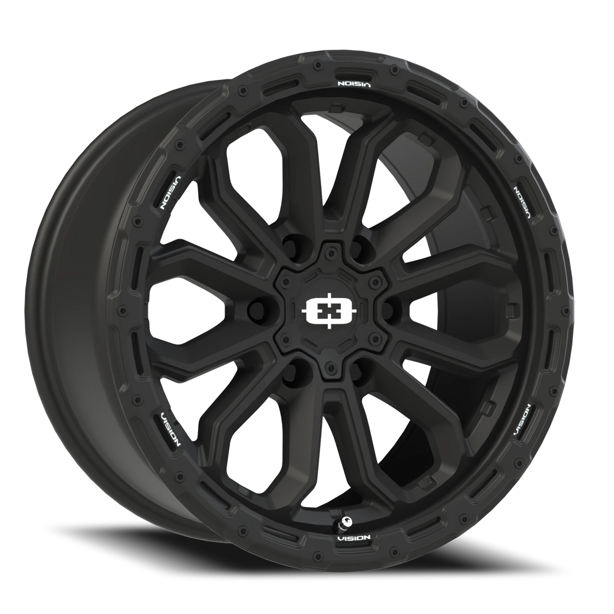 Vision Wheel 405 Satin Black 18x9 -12 6x139.7mm 106.2mm - Wheelwiz