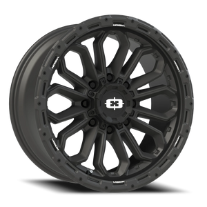 Vision Wheel 405 Satin Black 20x9 -12 8x170mm 125.2mm - Wheelwiz