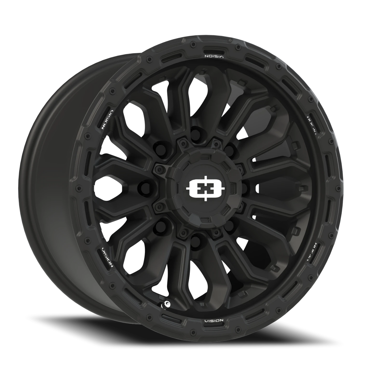 Vision Wheel 405 Satin Black 17x9 -12 8x170mm 125.2mm - Wheelwiz