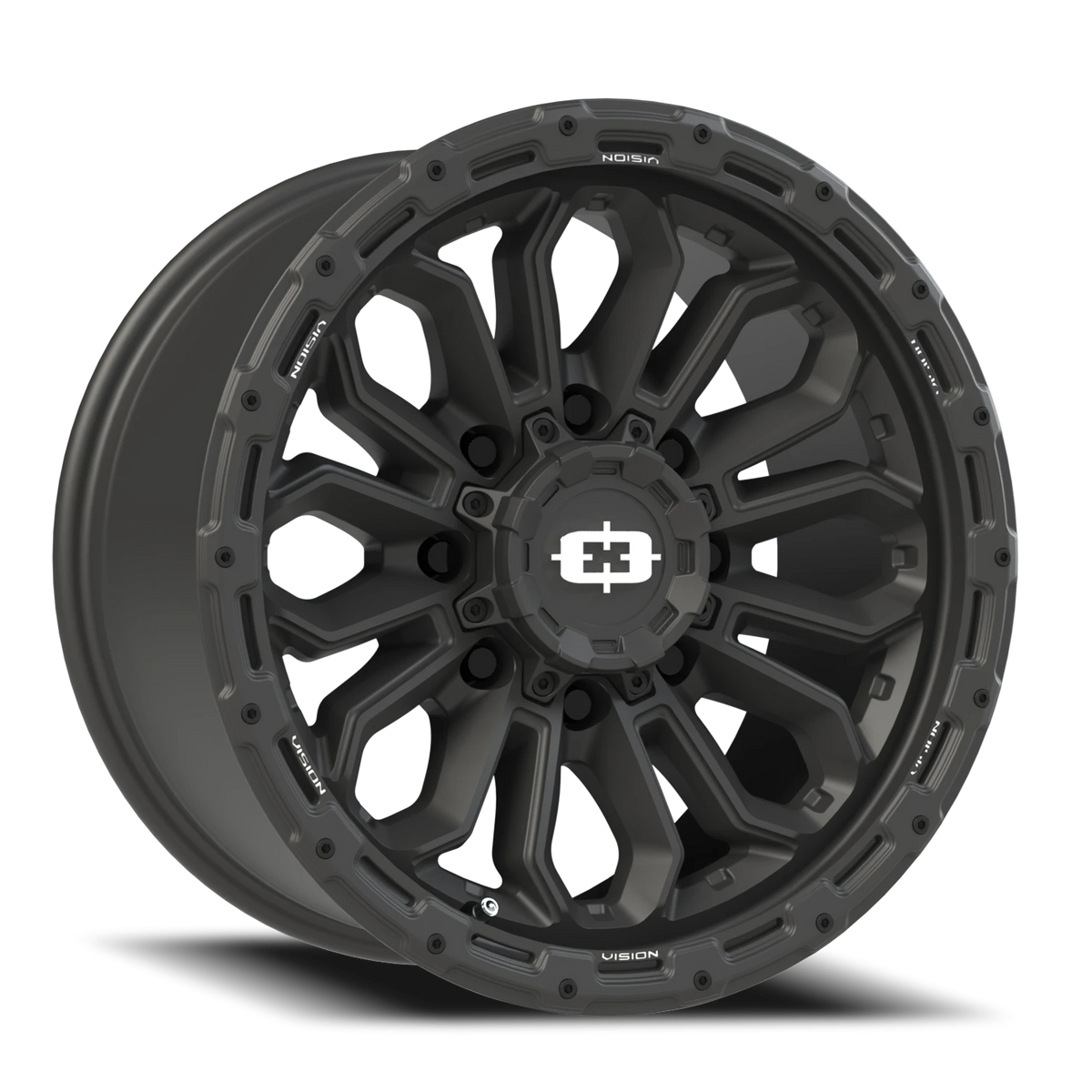 Vision Wheel 405 Satin Black 18x9 +12 8x170mm 125.2mm - Wheelwiz