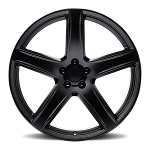 Factory Reproductions FR 77 Satin Black 22x9.5 +18 5x115mm 71.5mm