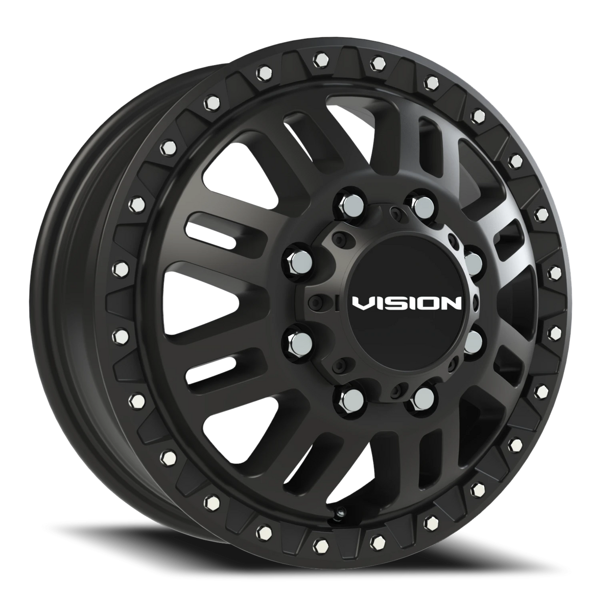 Vision Wheel 408 Satin Black 16x6 +115 8x170mm 125.2mm - Wheelwiz