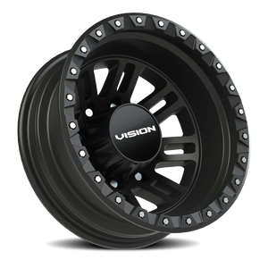 Vision Wheel 408 Satin Black 16x6 -137 8x170mm 125.2mm - Wheelwiz