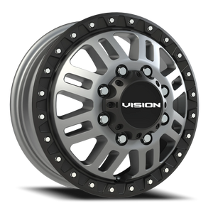 Vision Wheel 408 Satin Grey 16x6 +115 8x170mm 125.2mm - Wheelwiz