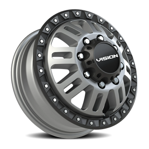 Vision Wheel 408 Satin Grey 16x6 +115 8x170mm 125.2mm - Wheelwiz