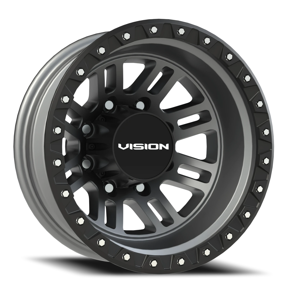 Vision Wheel 408 Satin Grey 16x6 -137 8x170mm 125.2mm - Wheelwiz