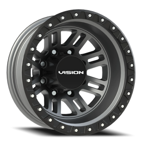 Vision Wheel 408 Satin Grey 16x6 -137 8x165.1mm 125.2mm - Wheelwiz