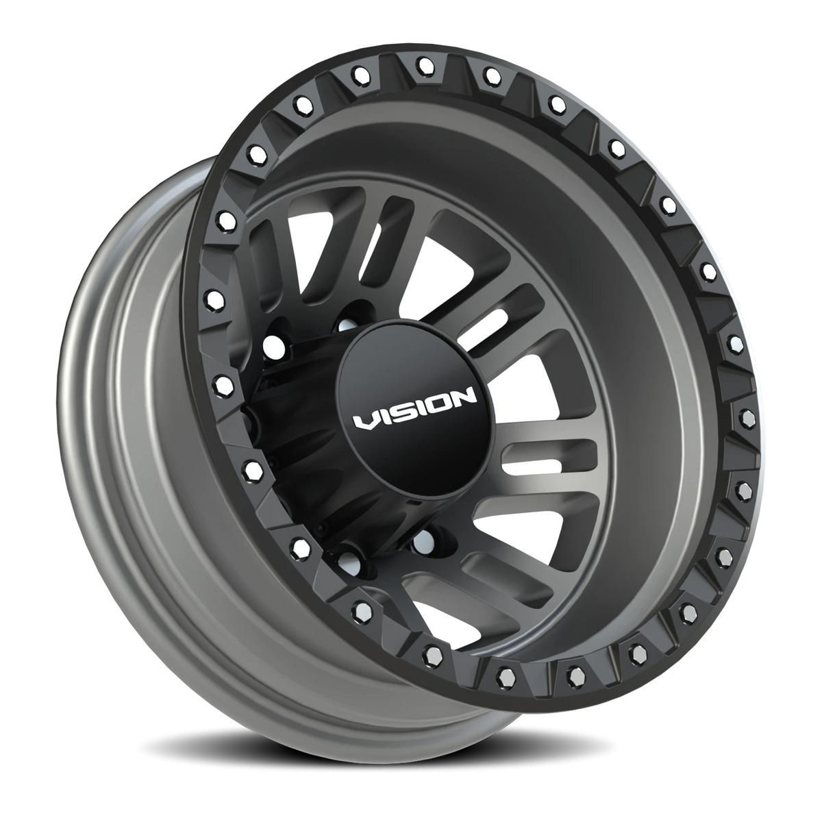 Vision Wheel 408 Satin Grey 16x6 -137 8x165.1mm 125.2mm - Wheelwiz