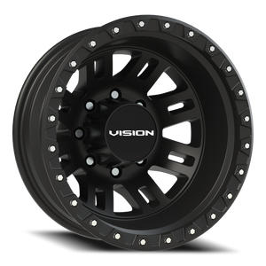 Vision Wheel 408 Satin Grey 17x6.5 -143 8x210mm 154.2mm - Wheelwiz