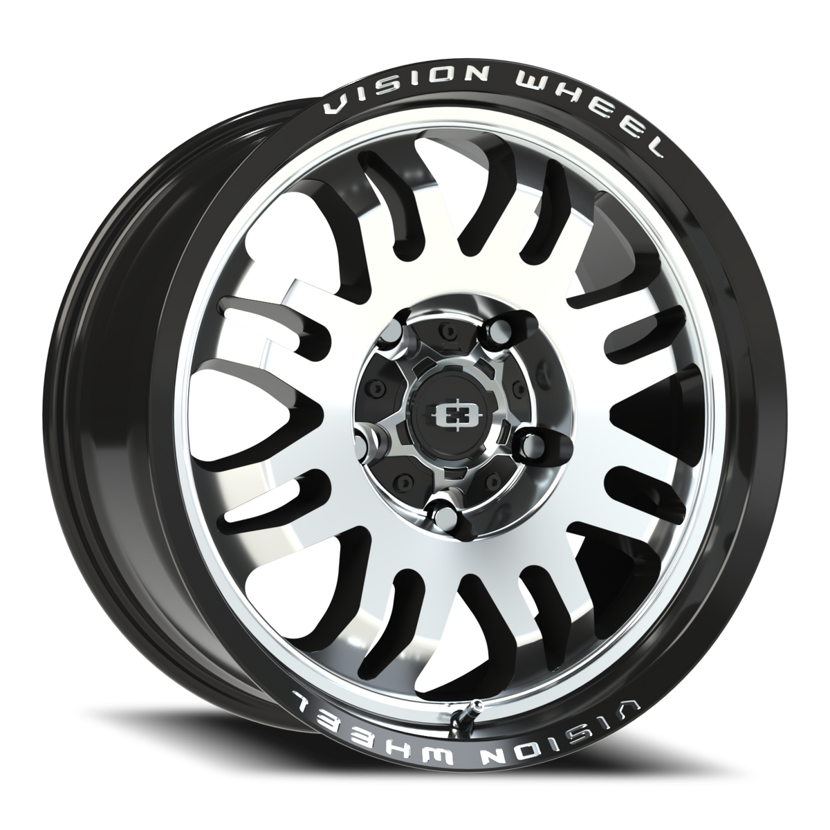 Vision Wheel 409 Gloss Black Machined Face 18x8.5 +10 5x150mm 110mm - Wheelwiz
