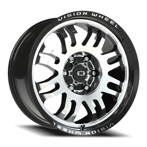 Vision Wheel 409 Gloss Black Machined Face 18x9 +12 6x135mm 87.1mm - Wheelwiz