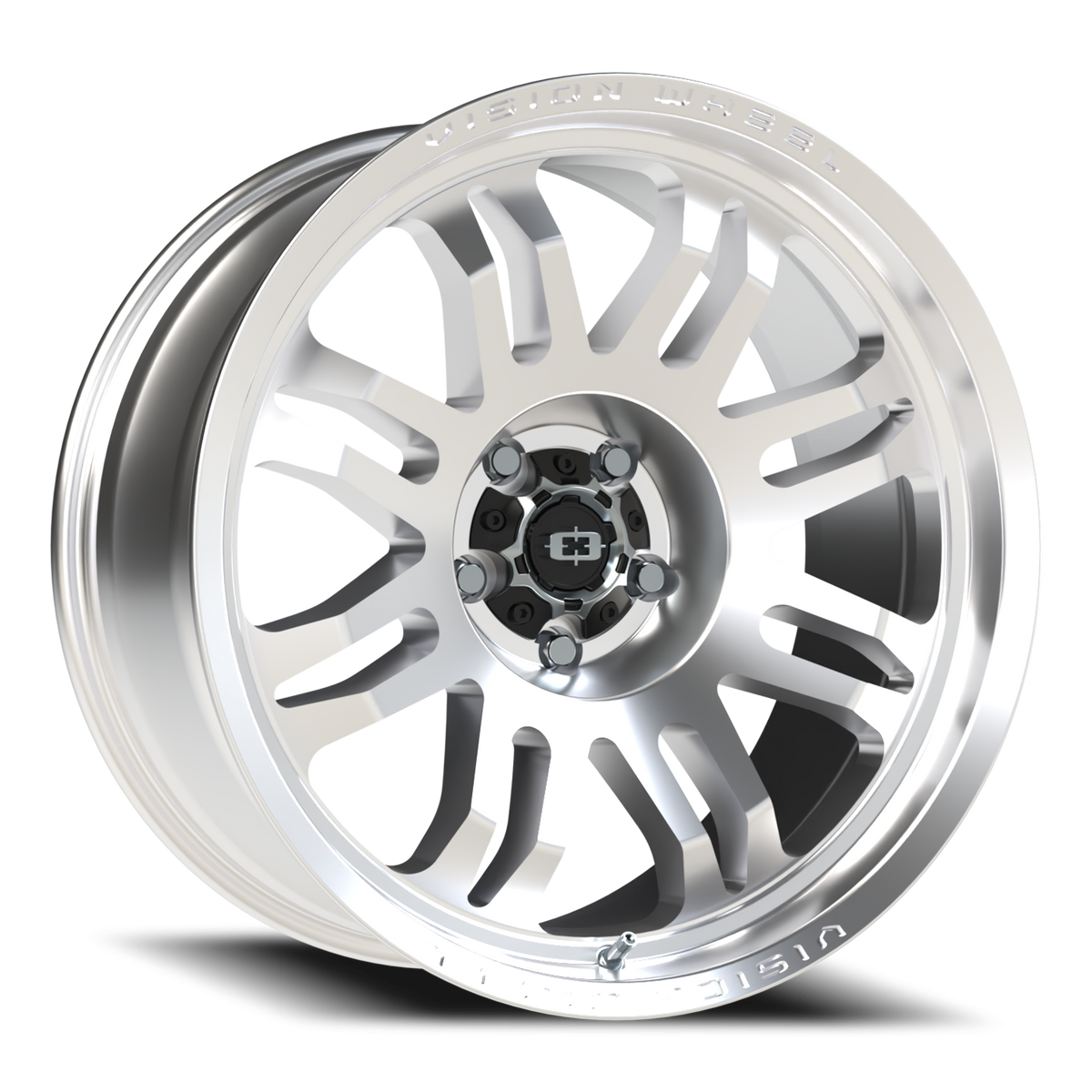 Vision Wheel 409 Milled Machine Face 20x9.5 -18 5x127mm 78.1mm - Wheelwiz