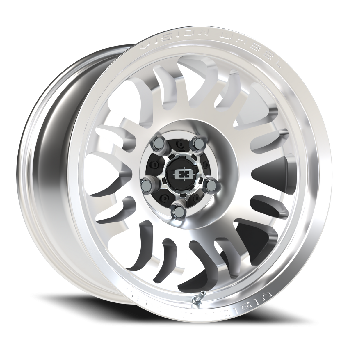 Vision Wheel 409 Milled Machine Face 17x9.5 -18 5x127mm 78.1mm - Wheelwiz