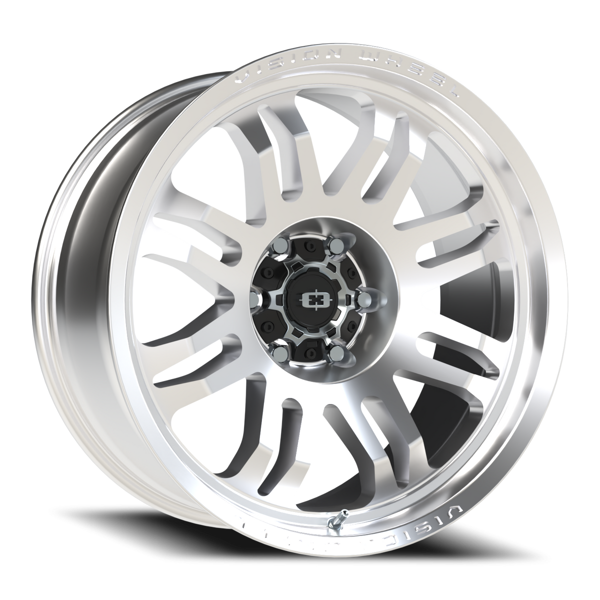 Vision Wheel 409 Milled Machine Face 20x9.5 -18 6x139.7mm 110mm - Wheelwiz