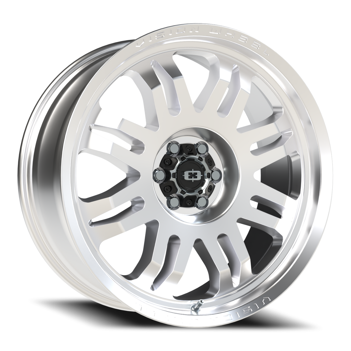 Vision Wheel 409 Milled Machine Face 20x9 +12 6x120mm 67.1mm - Wheelwiz