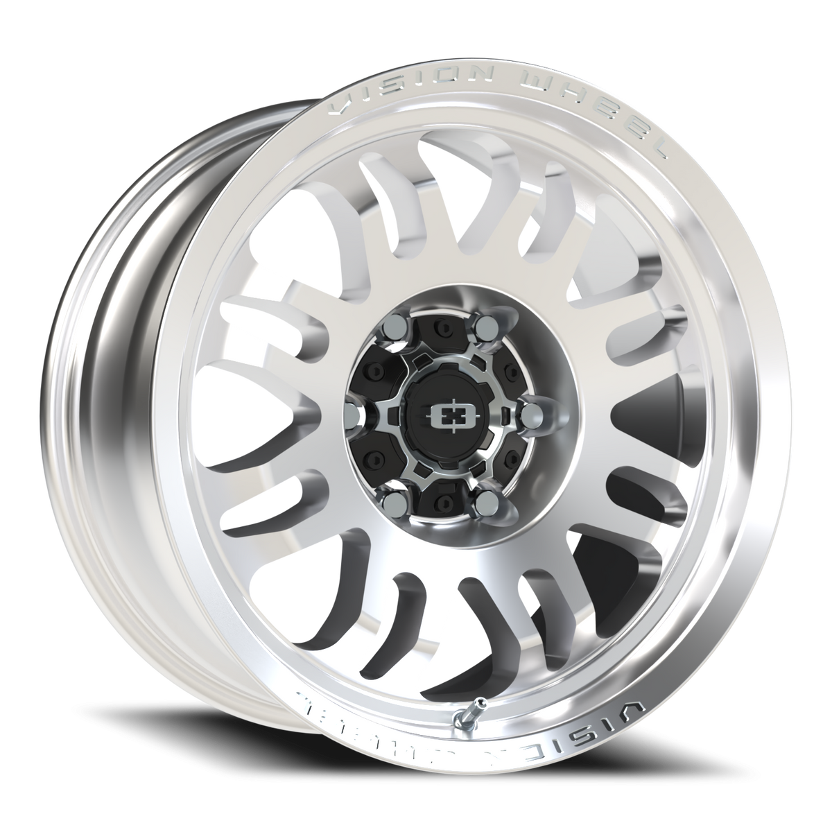 Vision Wheel 409 Milled Machine Face 17x8.5 0 6x139.7mm 110mm - Wheelwiz