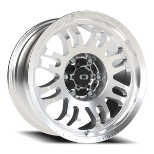 Vision Wheel 409 Milled Machine Face 17x8.5 0 6x139.7mm 110mm - Wheelwiz