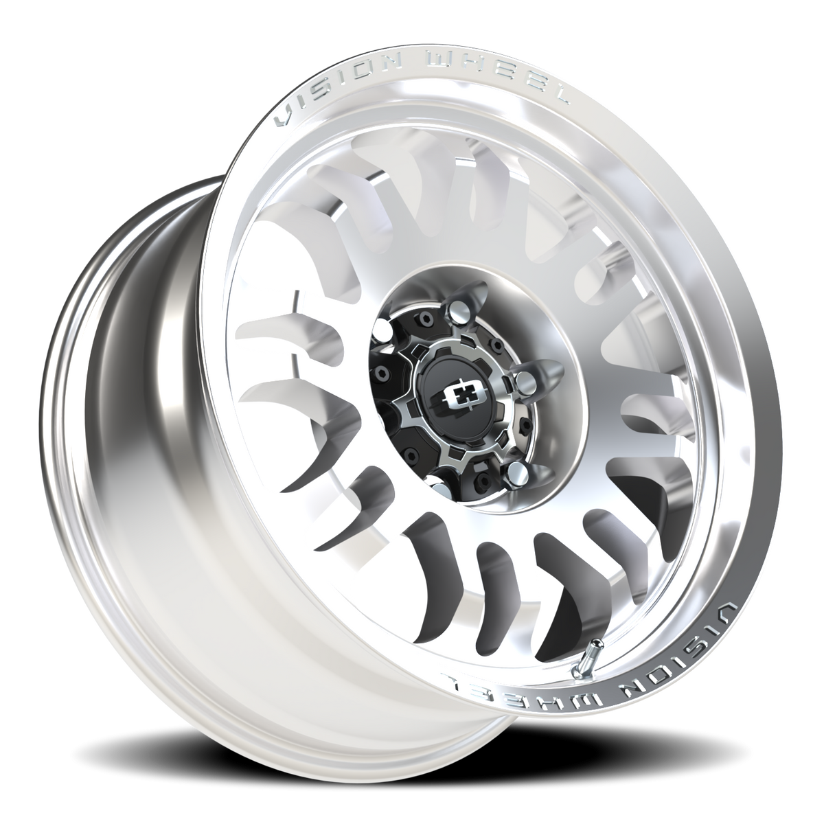 Vision Wheel 409 Milled Machine Face 17x8.5 0 6x139.7mm 110mm - Wheelwiz