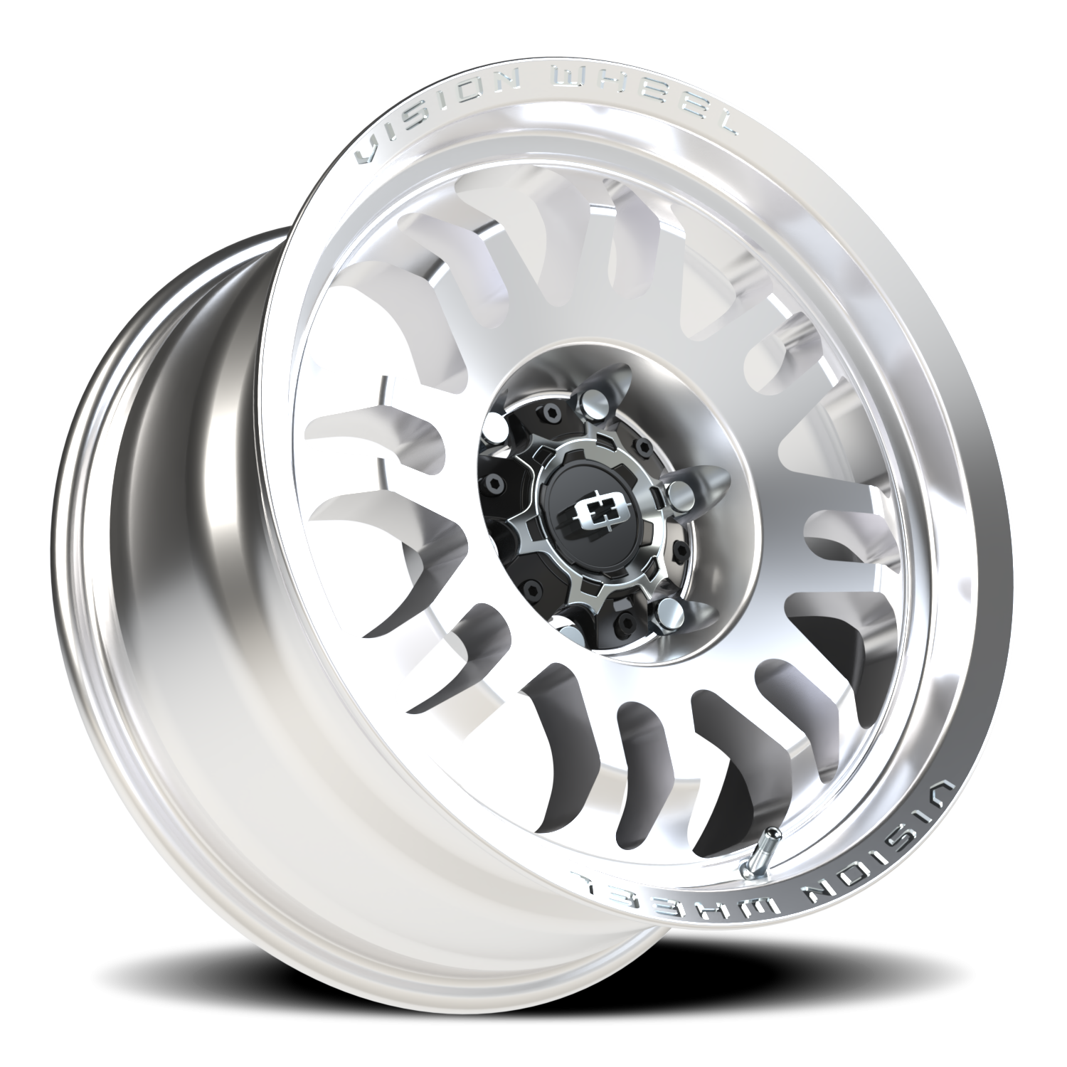 Vision Wheel 409 Milled Machine Face 17x8.5 0 6x139.7mm 110mm - Wheelwiz