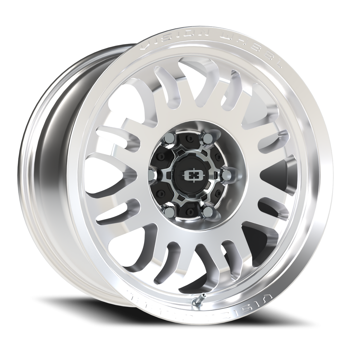 Vision Wheel 409 Milled Machine Face 17x9 +12 6x139.7mm 110mm - Wheelwiz