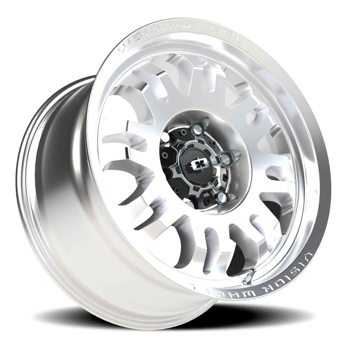Vision Wheel 409 Milled Machine Face 17x9 +12 6x139.7mm 110mm - Wheelwiz
