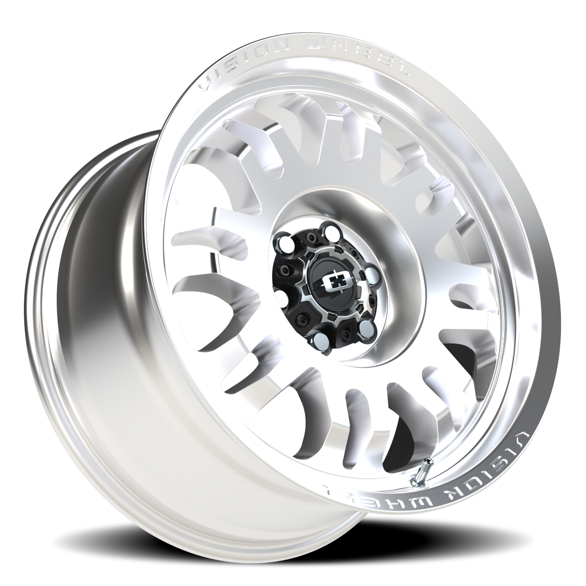 Vision Wheel 409 Milled Machine Face 17x9 +12 6x114.3mm 71.5mm - Wheelwiz