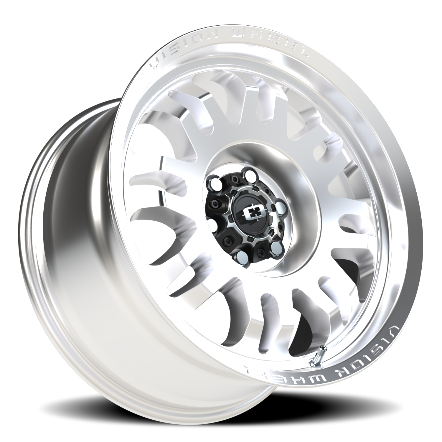 Vision Wheel 409 Milled Machine Face 17x9 +12 6x114.3mm 71.5mm - Wheelwiz