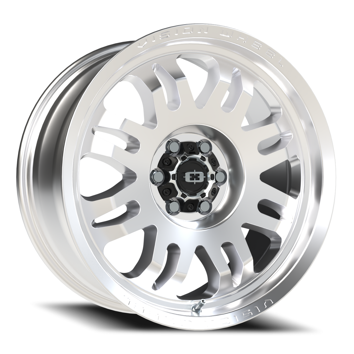 Vision Wheel 409 Milled Machine Face 18x8.5 0 6x114.3mm 71.5mm - Wheelwiz
