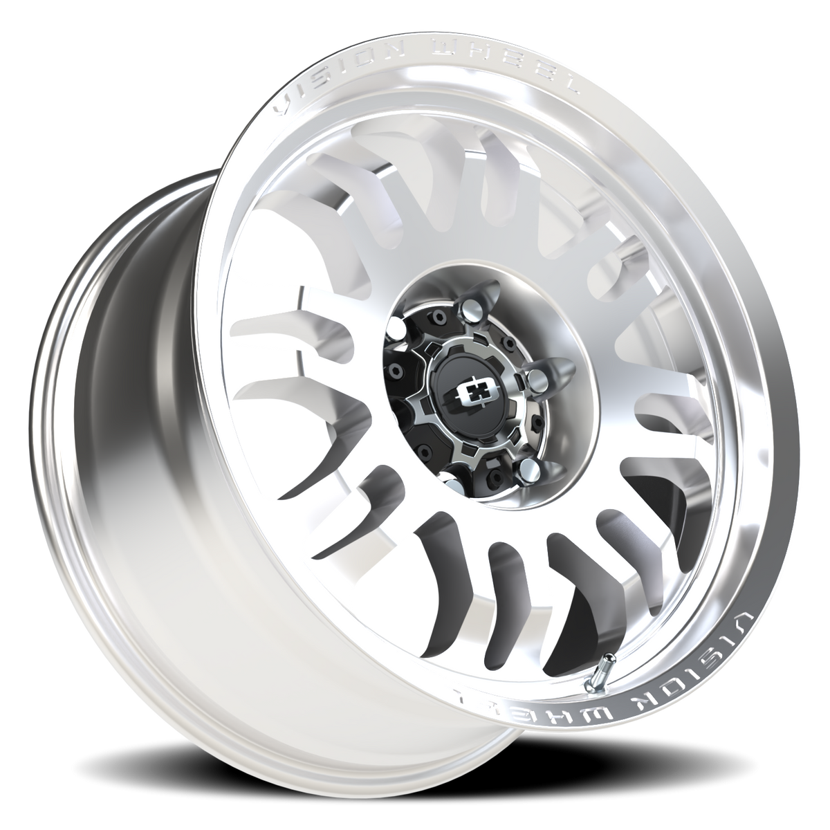 Vision Wheel 409 Milled Machine Face 18x9 +12 6x135mm 87.1mm - Wheelwiz