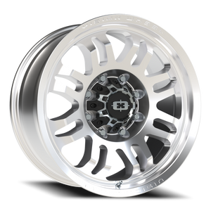 Vision Wheel 409 Milled Machine Face 20x9.5 +12 8x170mm 125.1mm - Wheelwiz