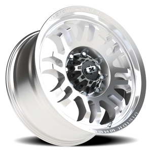 Vision Wheel 409 Milled Machine Face 20x9.5 +12 8x180mm 124.1mm - Wheelwiz