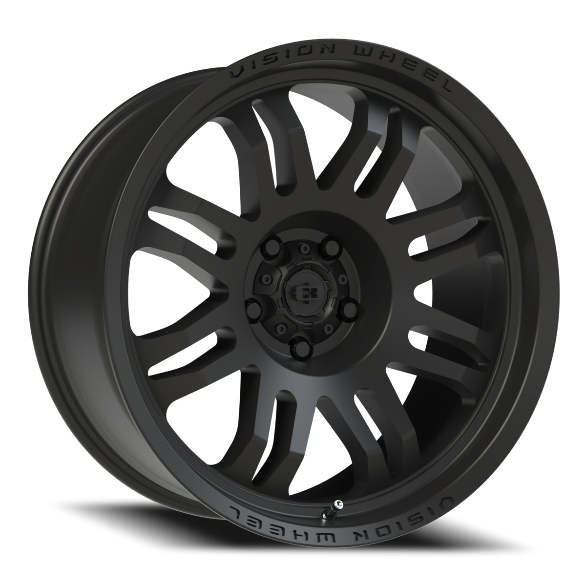 Vision Wheel 409 Satin Black 20x9.5 -18 5x127mm 78.1mm - Wheelwiz