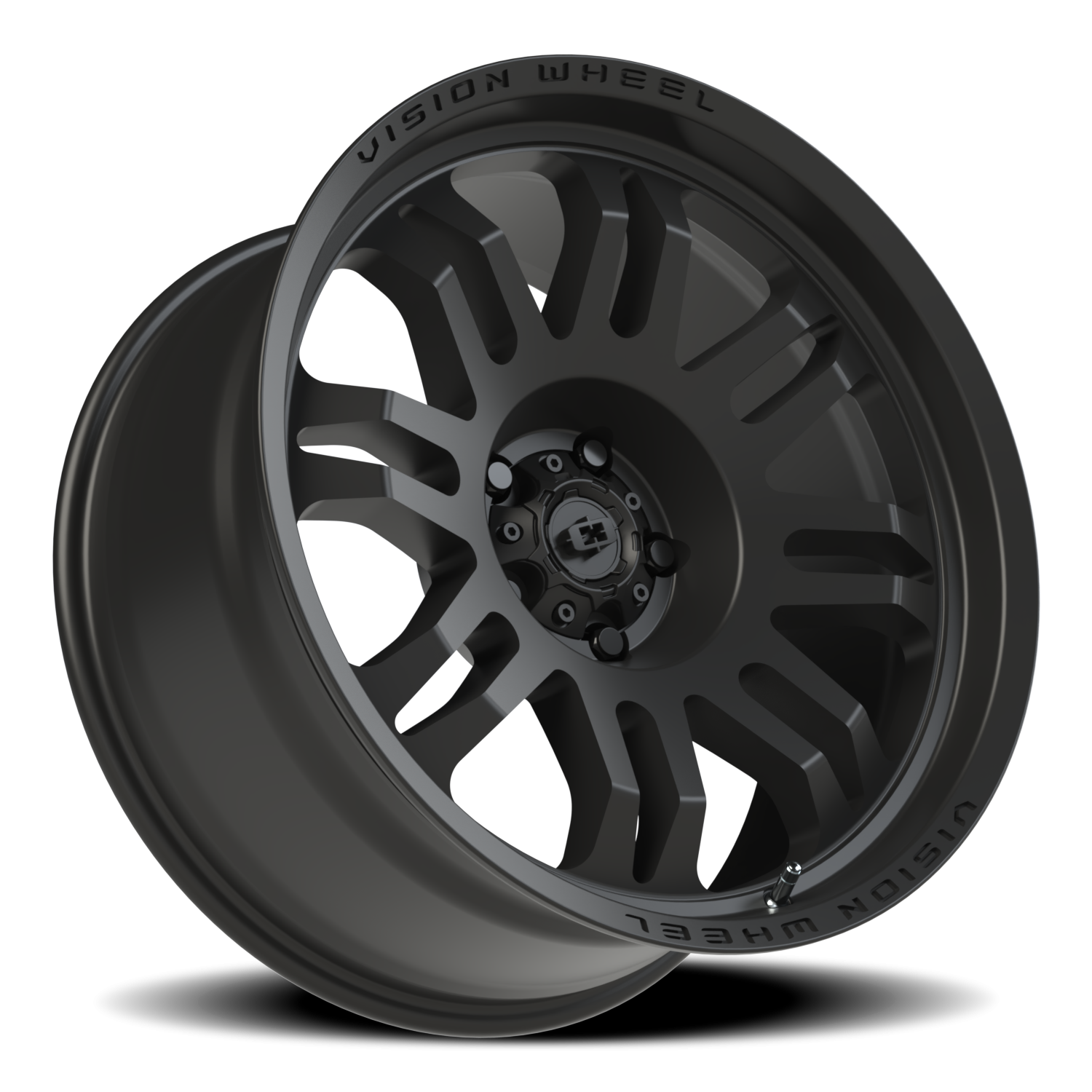 Vision Wheel 409 Satin Black 20x9.5 -18 5x127mm 78.1mm - Wheelwiz