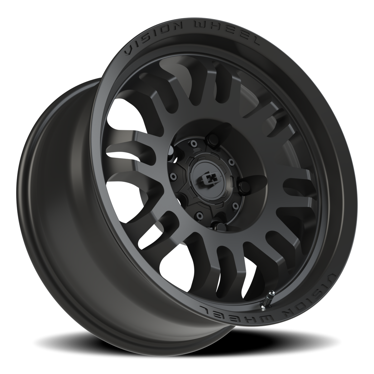 Vision Wheel 409 Satin Black 17x8.5 0 5x150mm 110mm - Wheelwiz