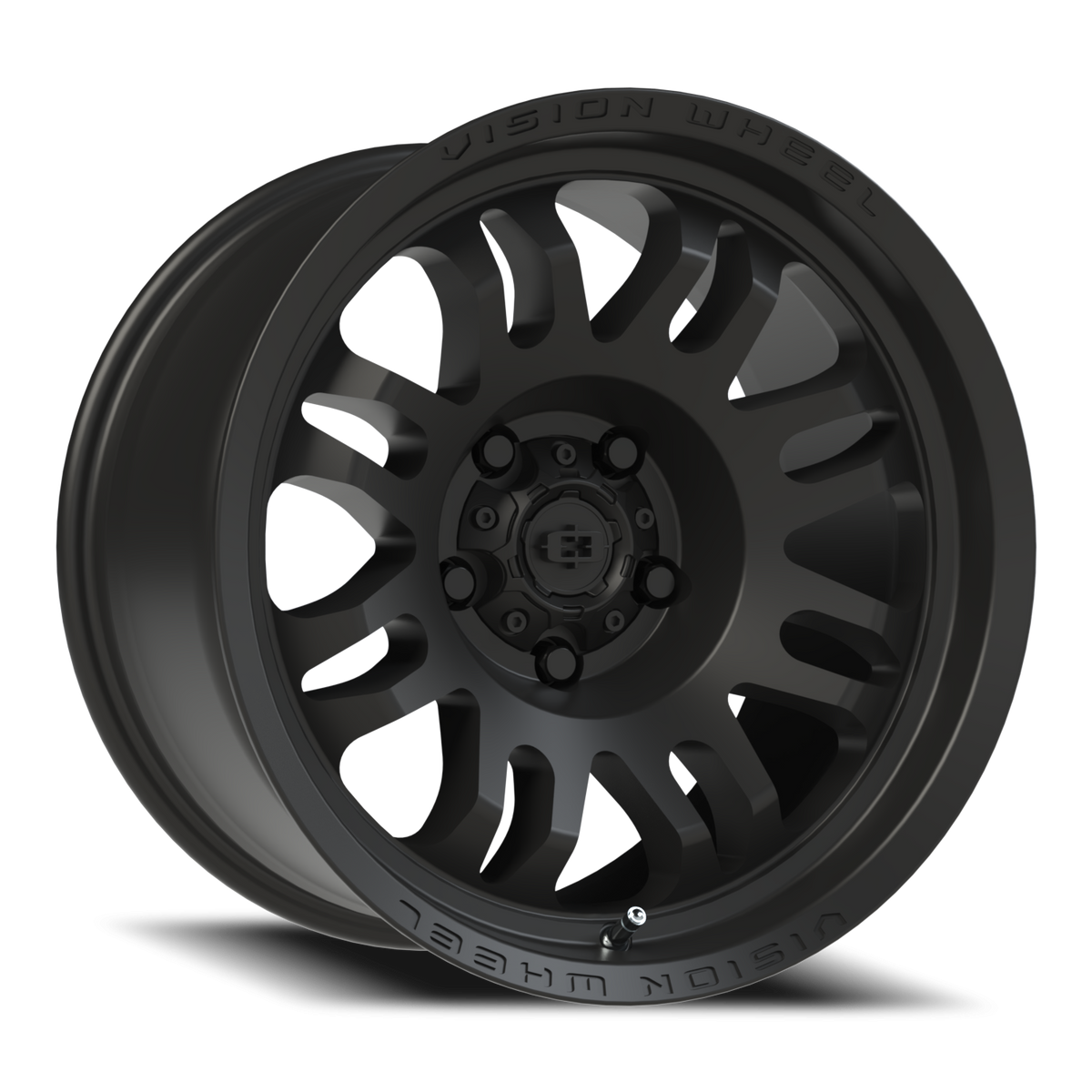 Vision Wheel 409 Satin Black 17x9.5 -18 5x127mm 78.1mm - Wheelwiz