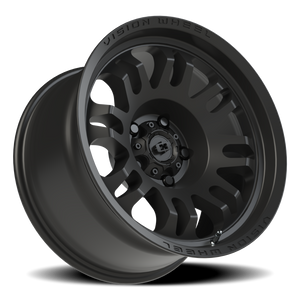 Vision Wheel 409 Satin Black 17x9.5 -18 5x127mm 78.1mm - Wheelwiz