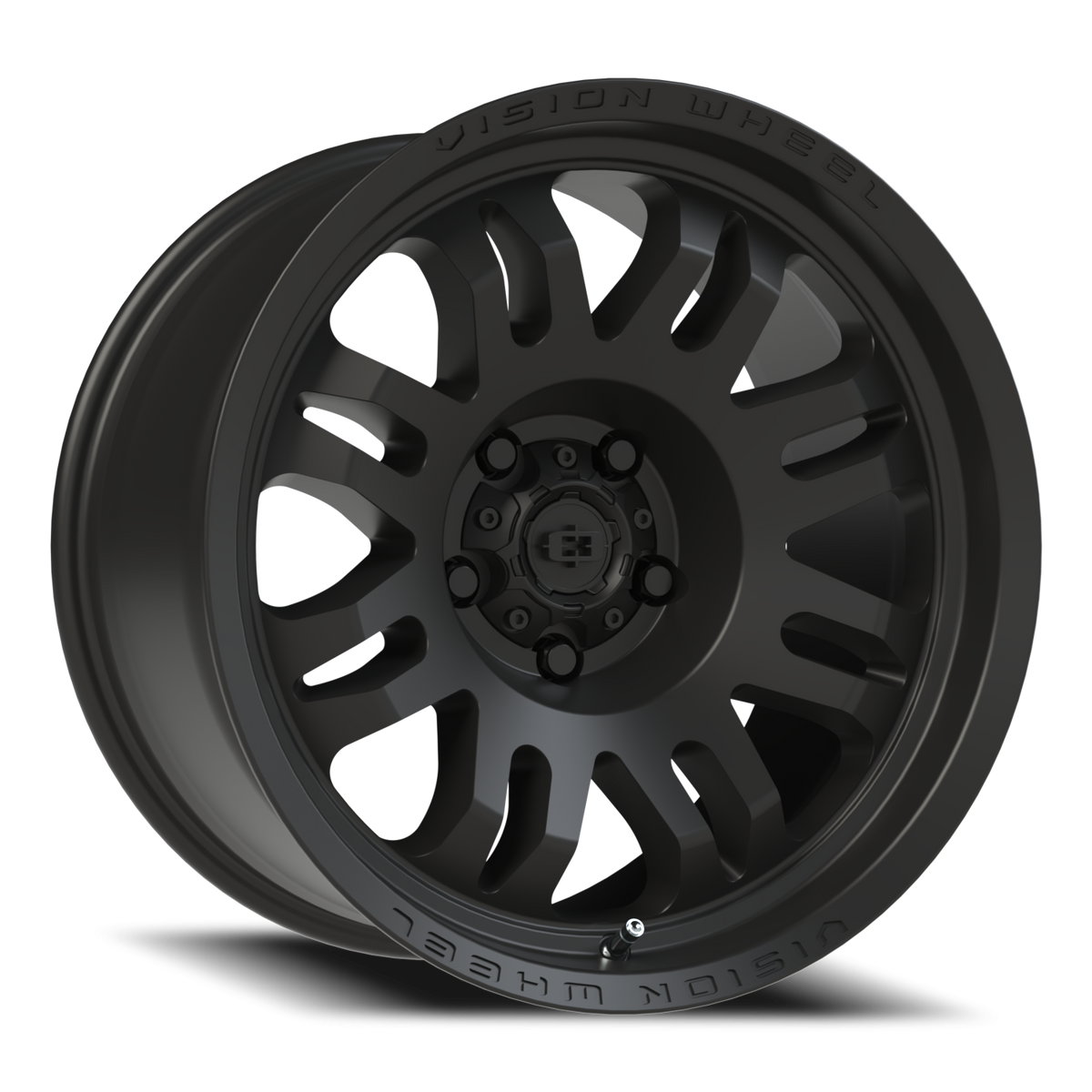 Vision Wheel 409 Satin Black 18x9.5 -18 5x127mm 78.1mm - Wheelwiz