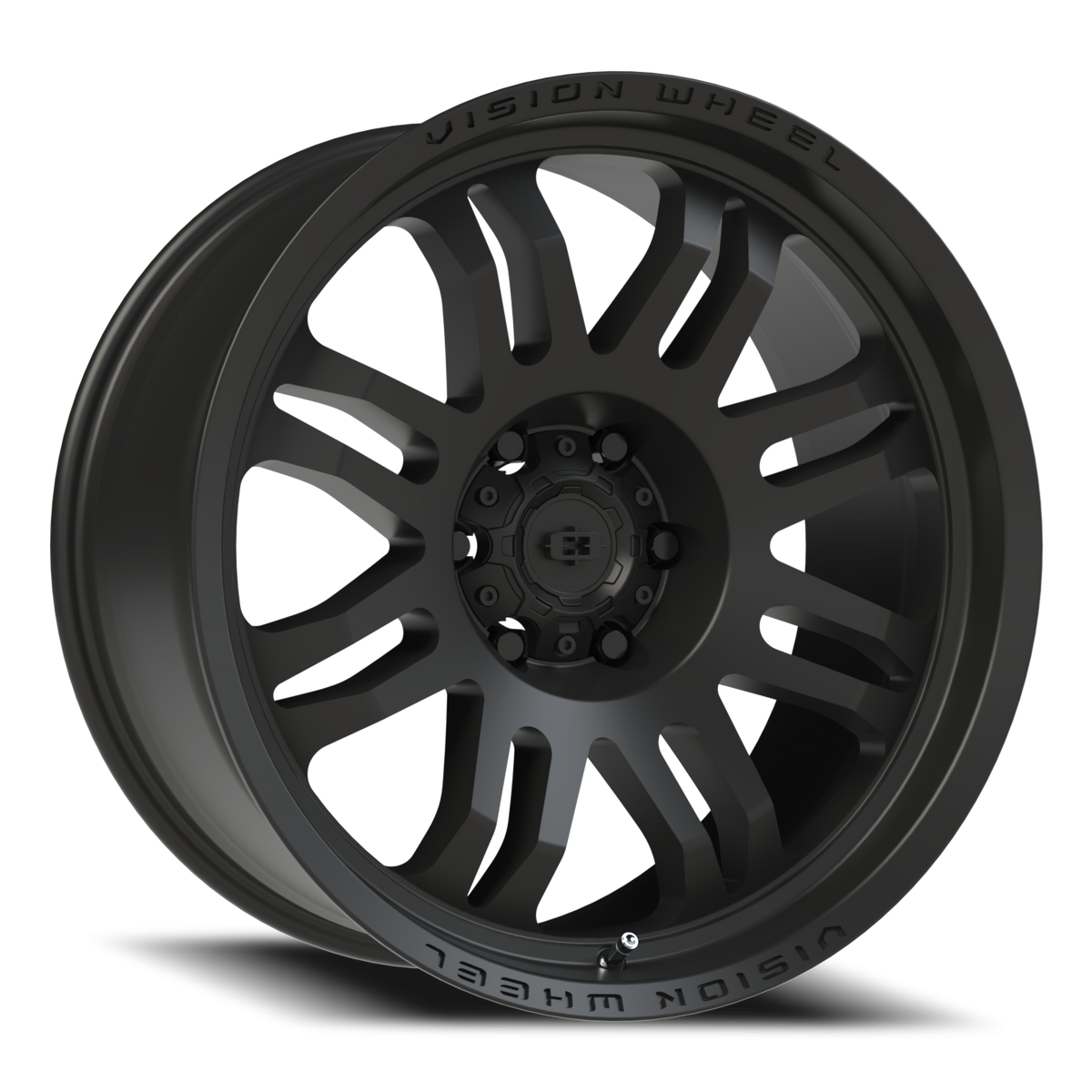 Vision Wheel 409 Satin Black 20x9.5 -18 6x139.7mm 110mm - Wheelwiz